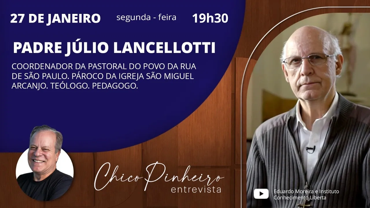 Chico Pinheiro entrevista Pe. Julio Lancellotti